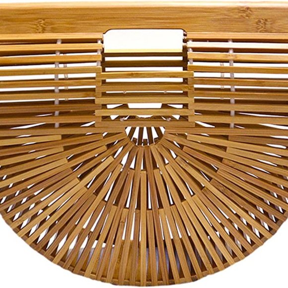 Womens Bamboo Handbag Handmade Large - Picture 2 of 6